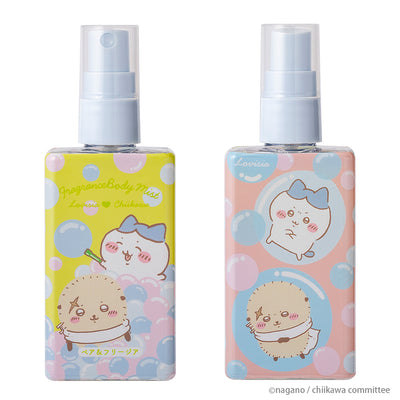 Chiikawa Lovisia - Happy Shabon Body Mist (5 Types) - Hachiware & Rakko - Pear & Freesia - photo 2