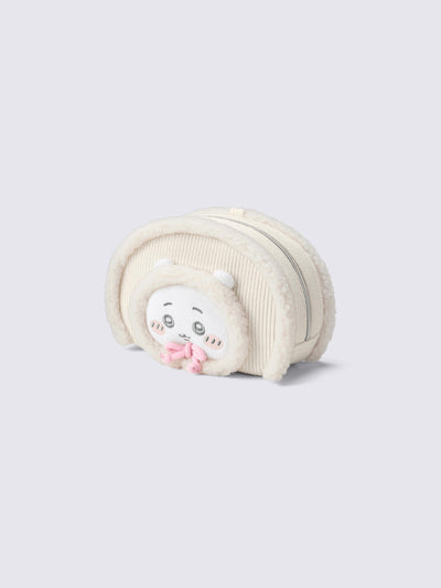Chiikawa Snow Day Corduroy Igloo Pouch — official product photograph