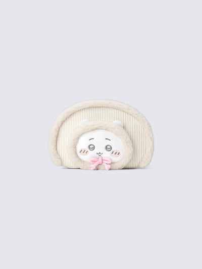 Chiikawa Snow Day Corduroy Igloo Pouch — official product photograph