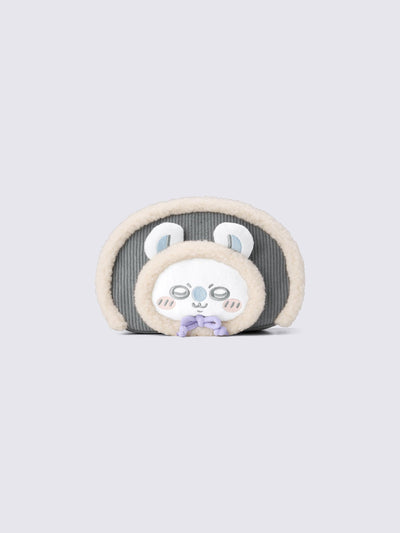Chiikawa Snow Day Corduroy Igloo Pouch — official product photograph