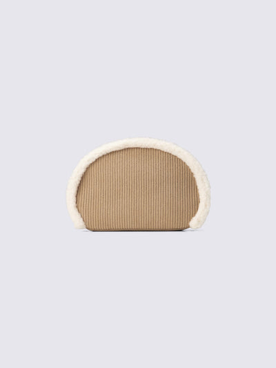 Chiikawa Snow Day Corduroy Igloo Pouch — official product photograph