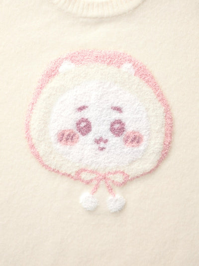 Chiikawa — Snow Day Kids’ Fluffy Character Knit Sweater — 362879-000 — detail 1