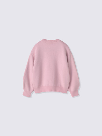 Chiikawa Snow Day Kids’ Nordic Sweater — Pink / Chiikawa