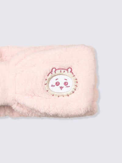 Chiikawa Snow Day Marshmallow-feel Character Headband — Pink / Chiikawa