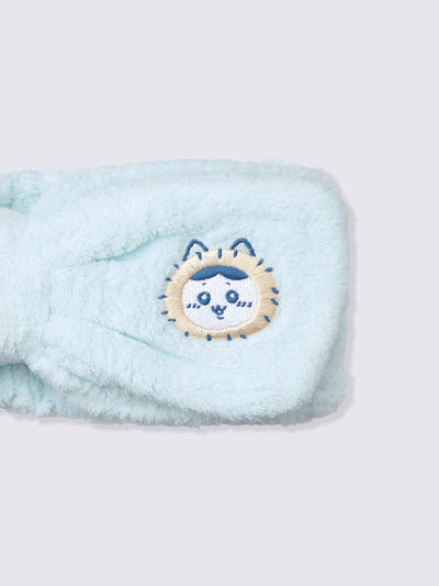 Chiikawa Snow Day Marshmallow-feel Character Headband — Light green / Hachiware