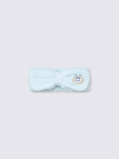 Chiikawa Snow Day Marshmallow-feel Character Headband — Light green / Hachiware