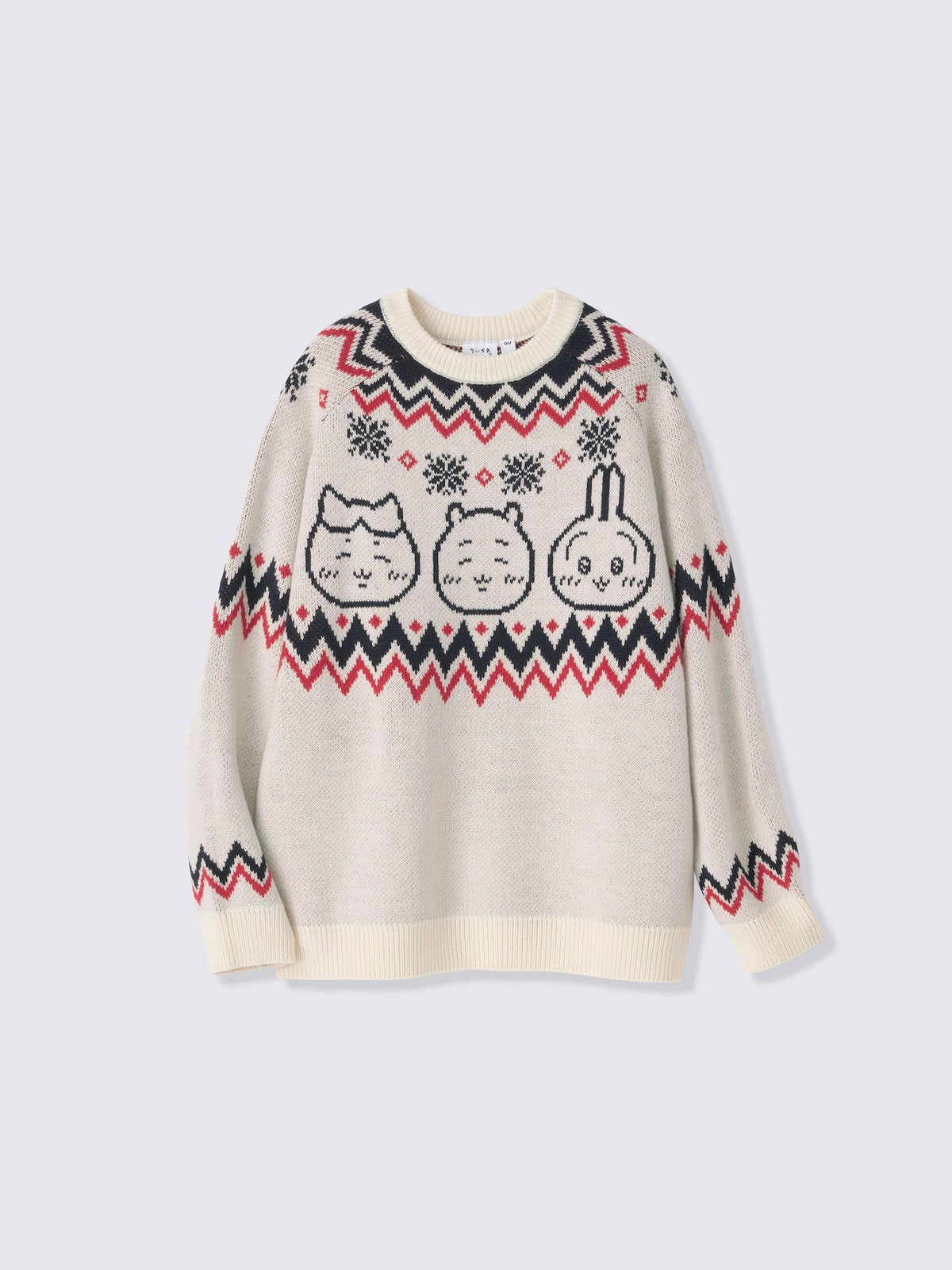 Chiikawa Snow Day Unisex Nordic Sweater — official product photograph