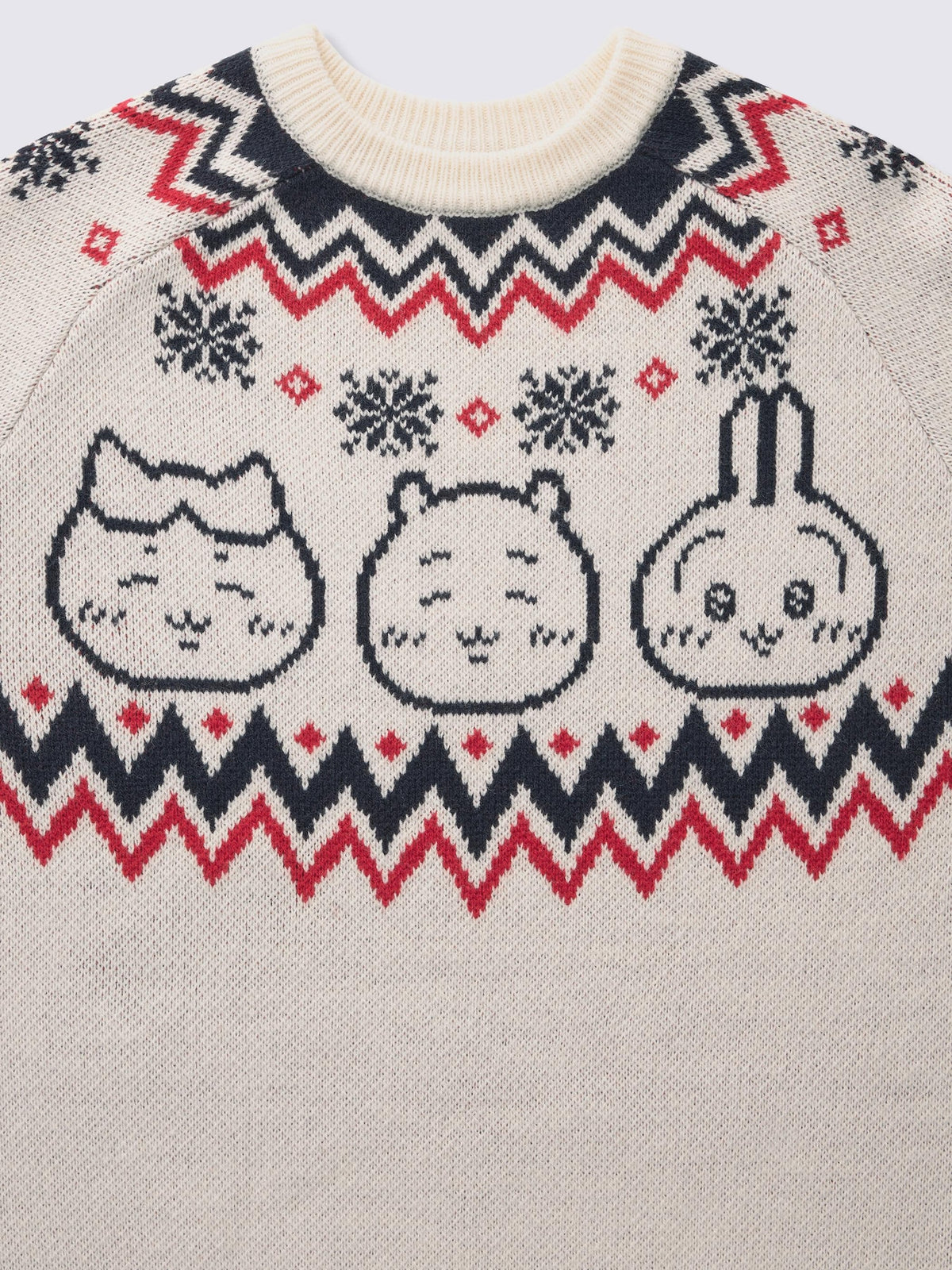Chiikawa Snow Day Unisex Nordic Sweater — official product photograph