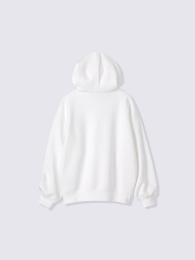 Chiikawa Snow Day Women’s Hooded Sweatshirt — Off-white / Anoko