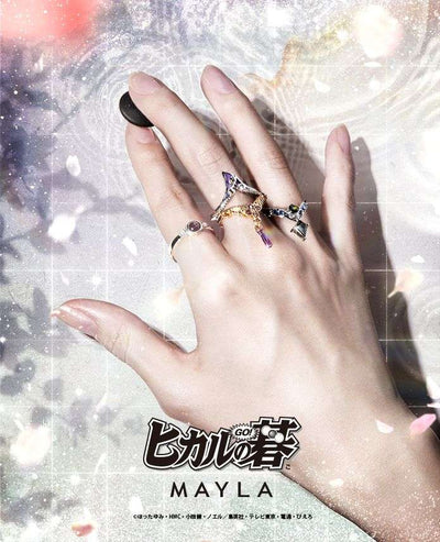 Hikaru no Go x MAYLA six-ring set - official view 1