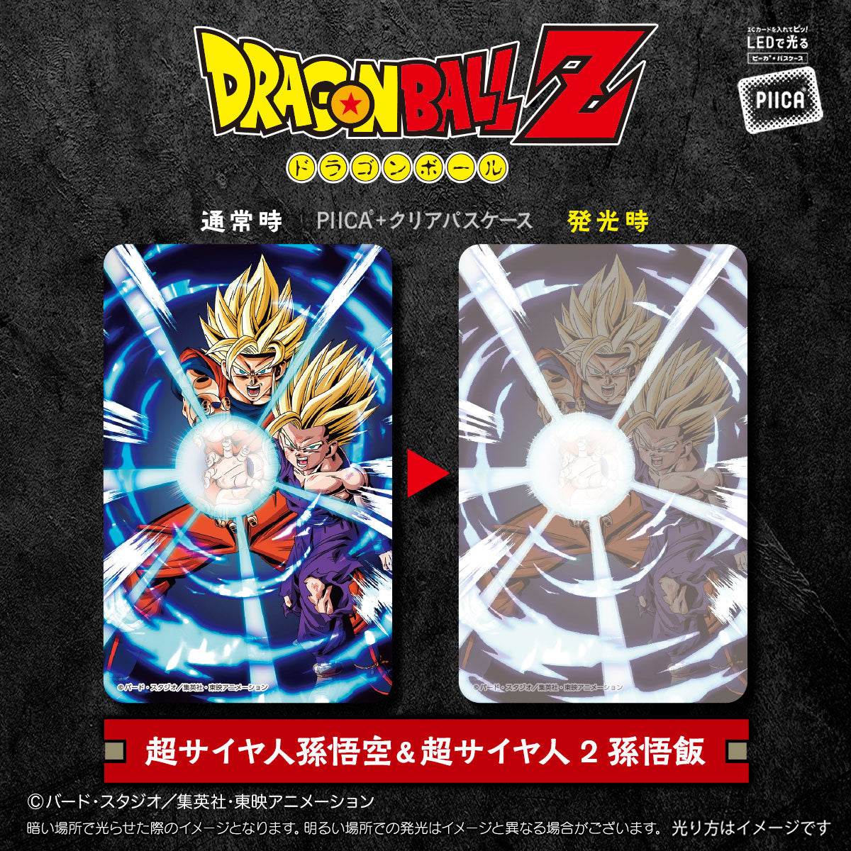 Dragon Ball Z - PIICA Card + Clear Pass Case (10 types) [Pre-Order Mar 2026]