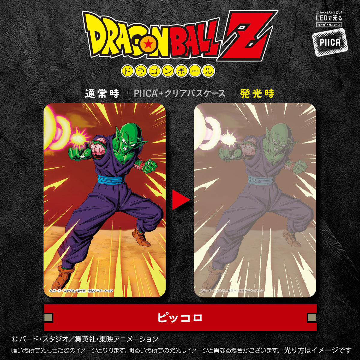 Dragon Ball Z - PIICA Card + Clear Pass Case (10 types) [Pre-Order Mar 2026]