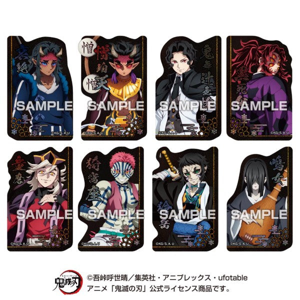 Demon Slayer Chara Cut Sticker Gum designs, group 4