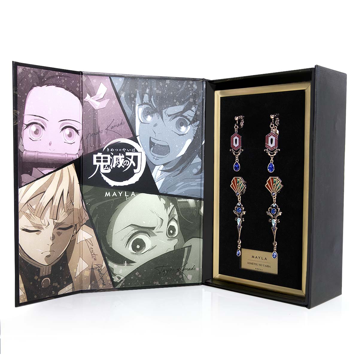 Giyu Tomioka Demon Slayer x MAYLA Iconique Ear Objet set in presentation box