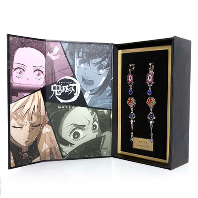 Giyu Tomioka Demon Slayer x MAYLA Iconique Ear Objet set in presentation box
