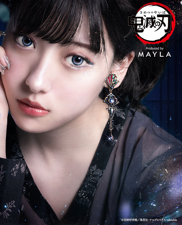 Giyu Tomioka Demon Slayer x MAYLA Iconique Ear Objet worn view 1