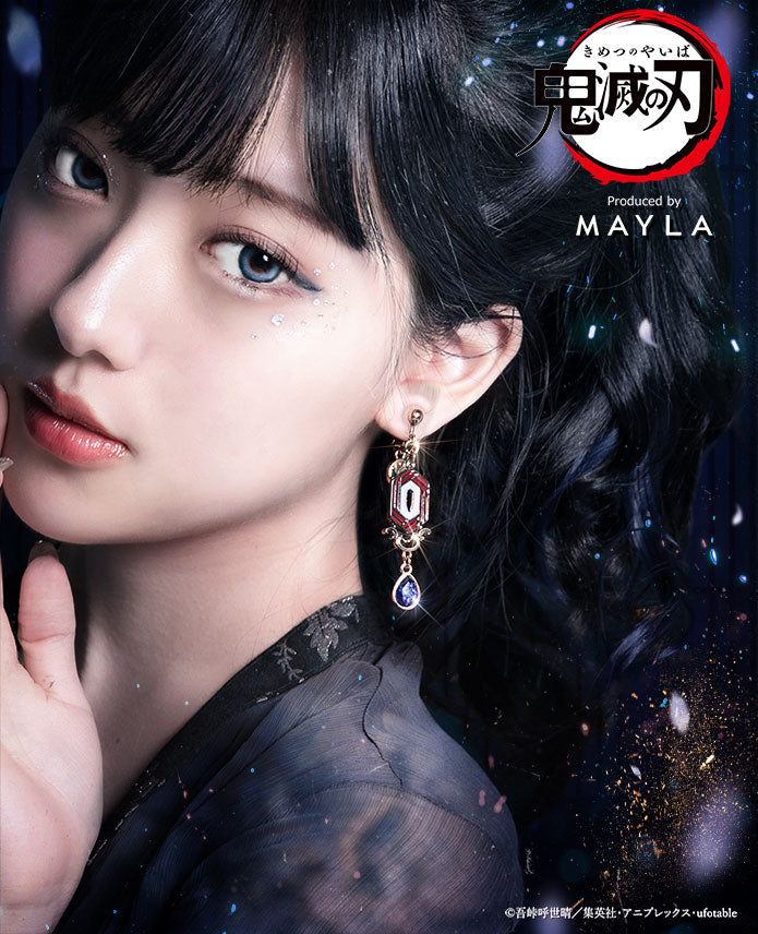 Giyu Tomioka Demon Slayer x MAYLA Iconique Ear Objet worn view 2