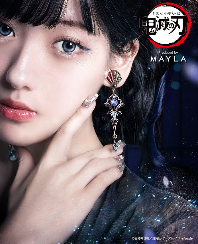 Giyu Tomioka Demon Slayer x MAYLA Iconique Ear Objet worn view 3