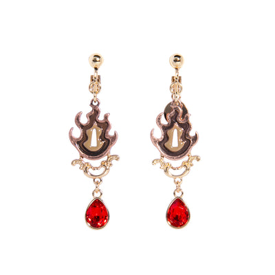 Kyojuro Rengoku Demon Slayer x MAYLA Iconique Ear Objet Tsuba pair
