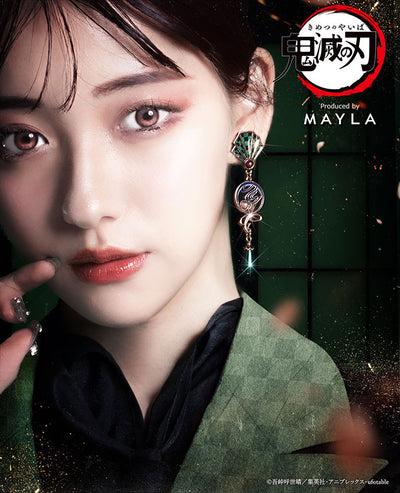 Tanjiro Kamado Demon Slayer x MAYLA Iconique Ear Objet worn view 2