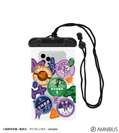 Demon Slayer Milk Bottle Cap Motif Group Waterproof Multi-Case, official product view 2