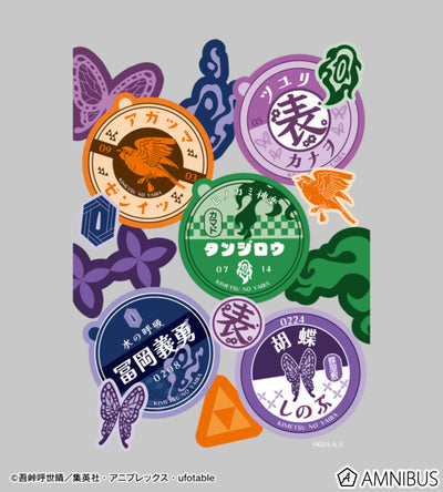 Demon Slayer Milk Bottle Cap Motif Group Waterproof Multi-Case, official product view 3