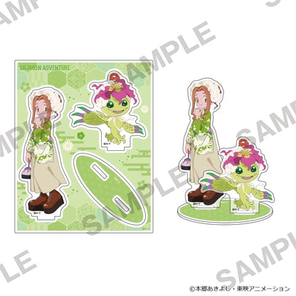 Digimon Adventure - Acrylic Stand Wa-Modern Ver. - Mimi Tachikawa & Palmon - official product image 1