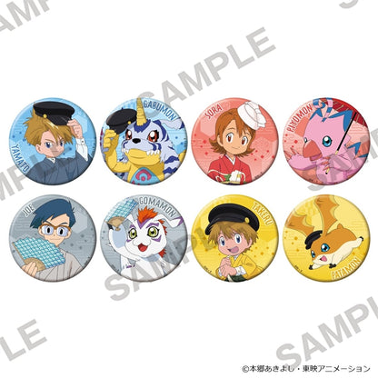 Digimon Adventure - Glitter Badge B Box (8 Packs) Wa-Modern Ver. - official product image 1