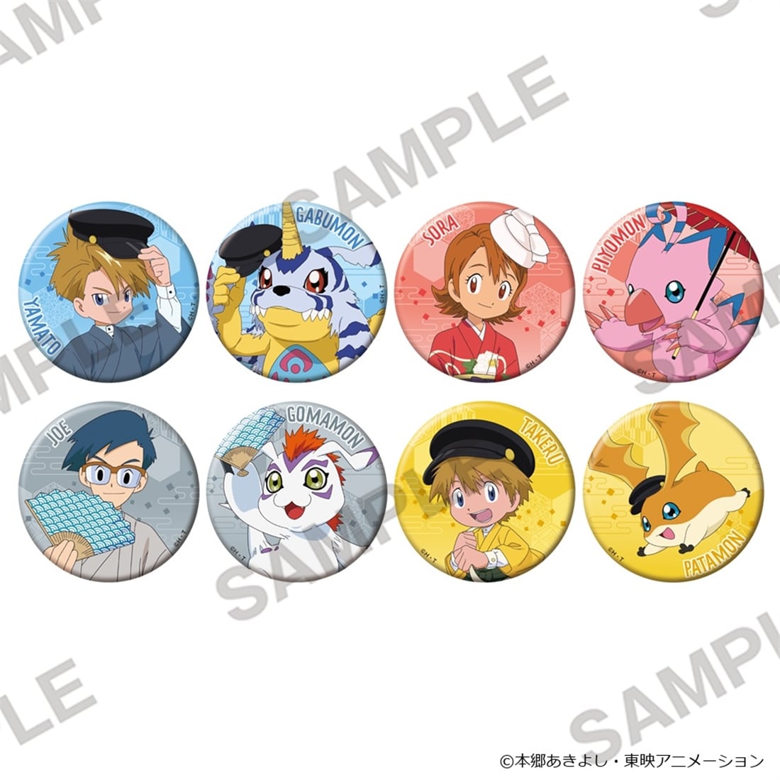 Digimon Adventure - Glitter Badge B Random Pack Wa-Modern Ver. - official product image 1