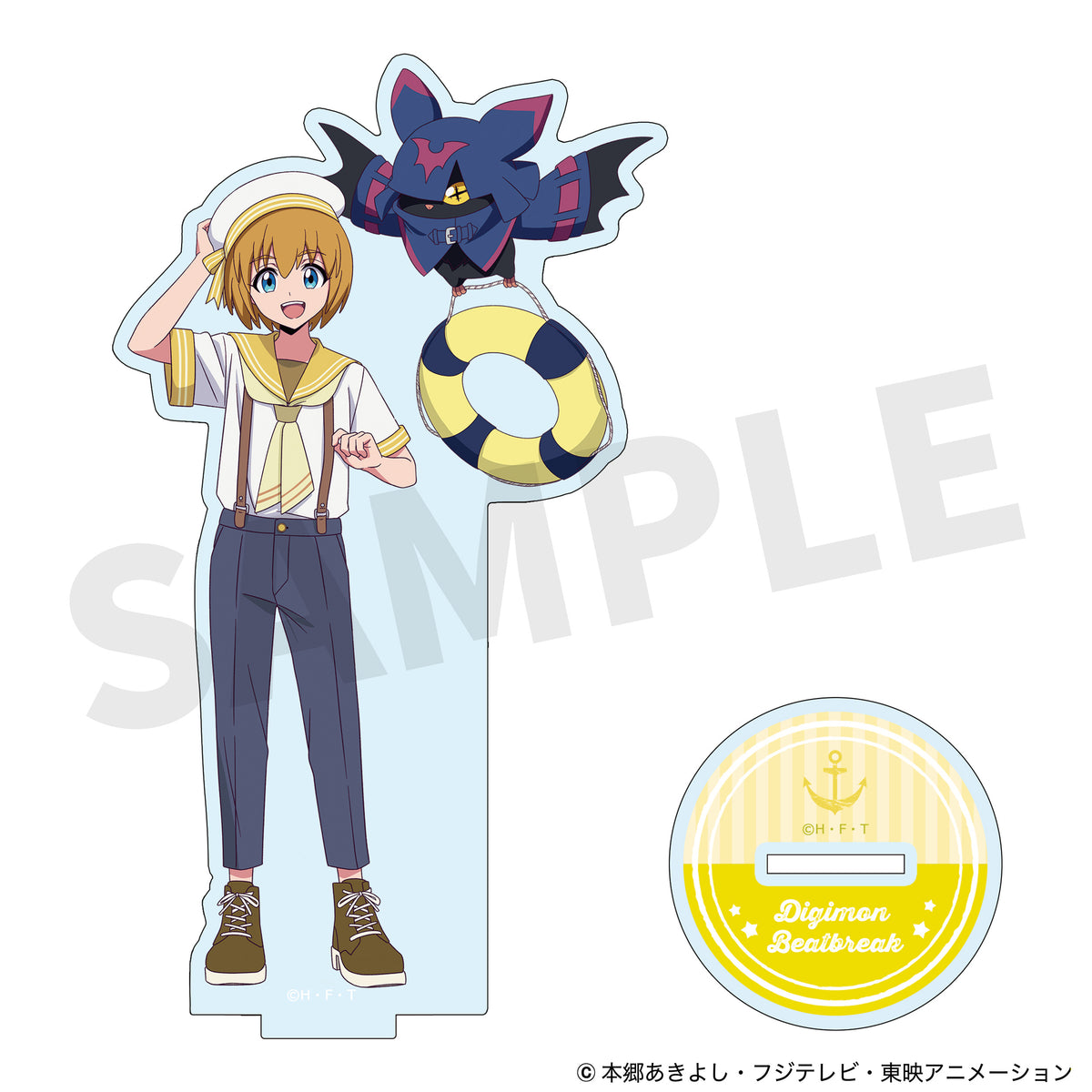 Digimon Beatbreak Marine Look Ver. Makoto Kuonji & Chiropmon acrylic stand