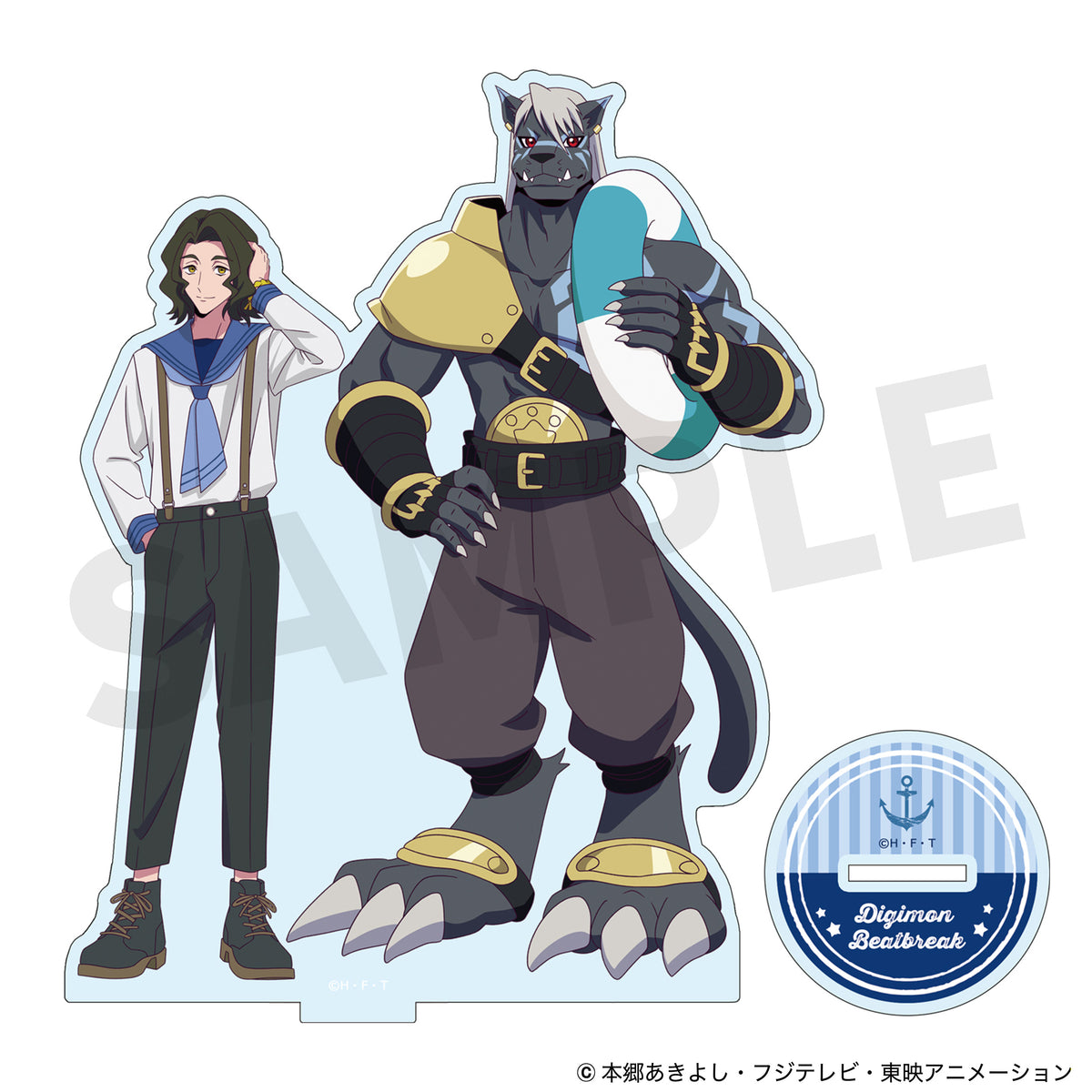 Digimon Beatbreak Marine Look Ver. Kyo Sawashiro & Murasamemon acrylic stand