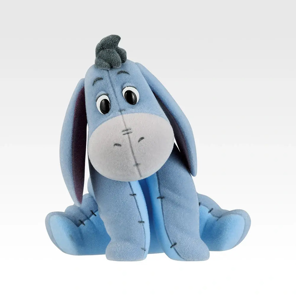 Winnie the Pooh 100th Anniversary E Prize Eeyore Plush-Style Flocked Figure official presentation