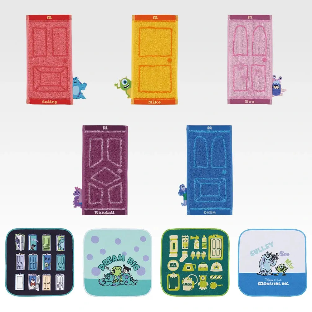 Disney Monsters, Inc. Ichiban Kuji - I Prize Monsters Towel Collection (9 Types) - complete set