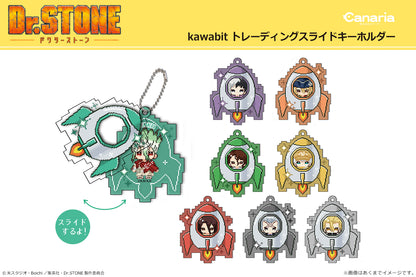 Dr. Stone kawabit sliding keychains - eight character designs