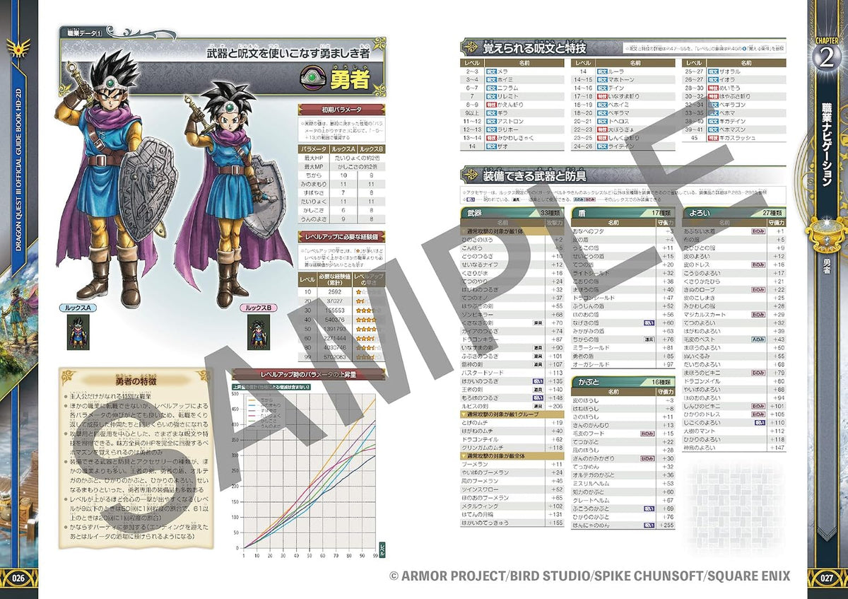 Dragon Quest III HD-2D Remake - Official Guidebook - Japanese - publisher preview 2
