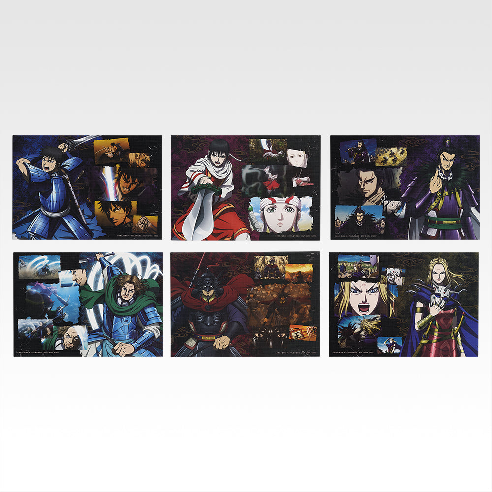 Ichiban Kuji Spring and Autumn Warring States Kingdom Next Generation of Heroes - H Prize Canvas-style board Complete Set of 6 Types