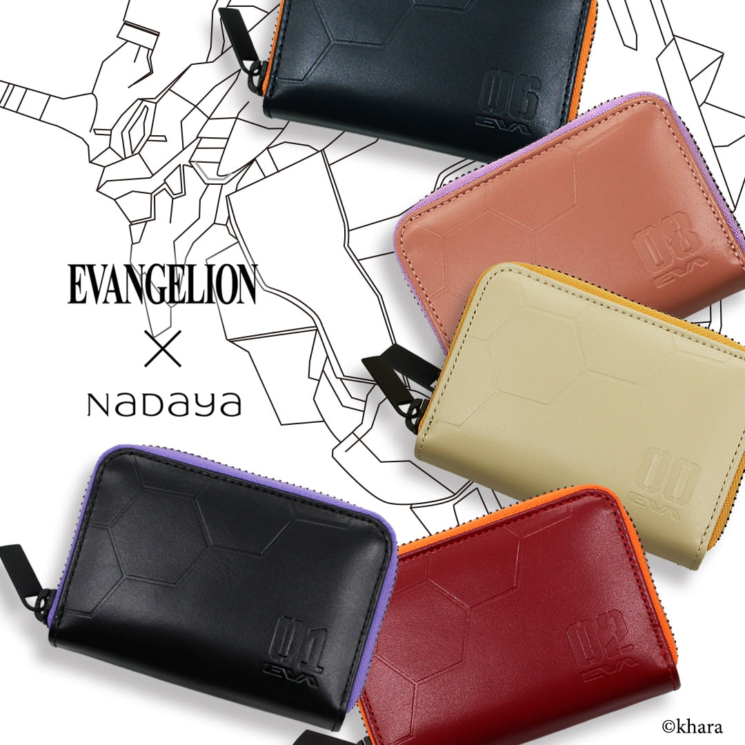 Evangelion x Nadaya card and coin case collection overview