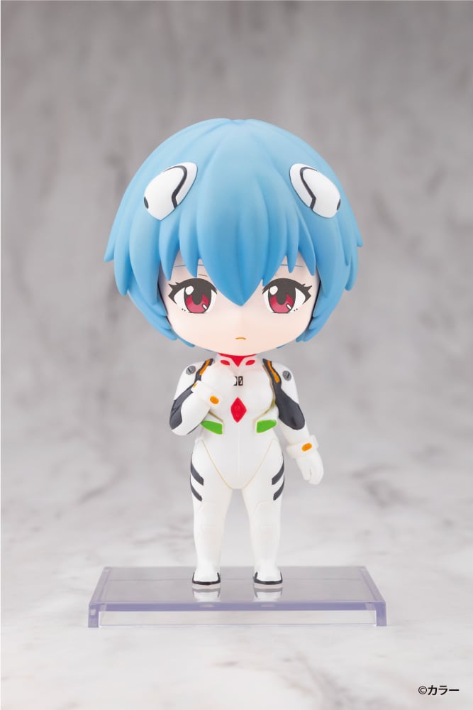 Evangelion OSHI WORKS Mini Rei Ayanami figure - official view 2