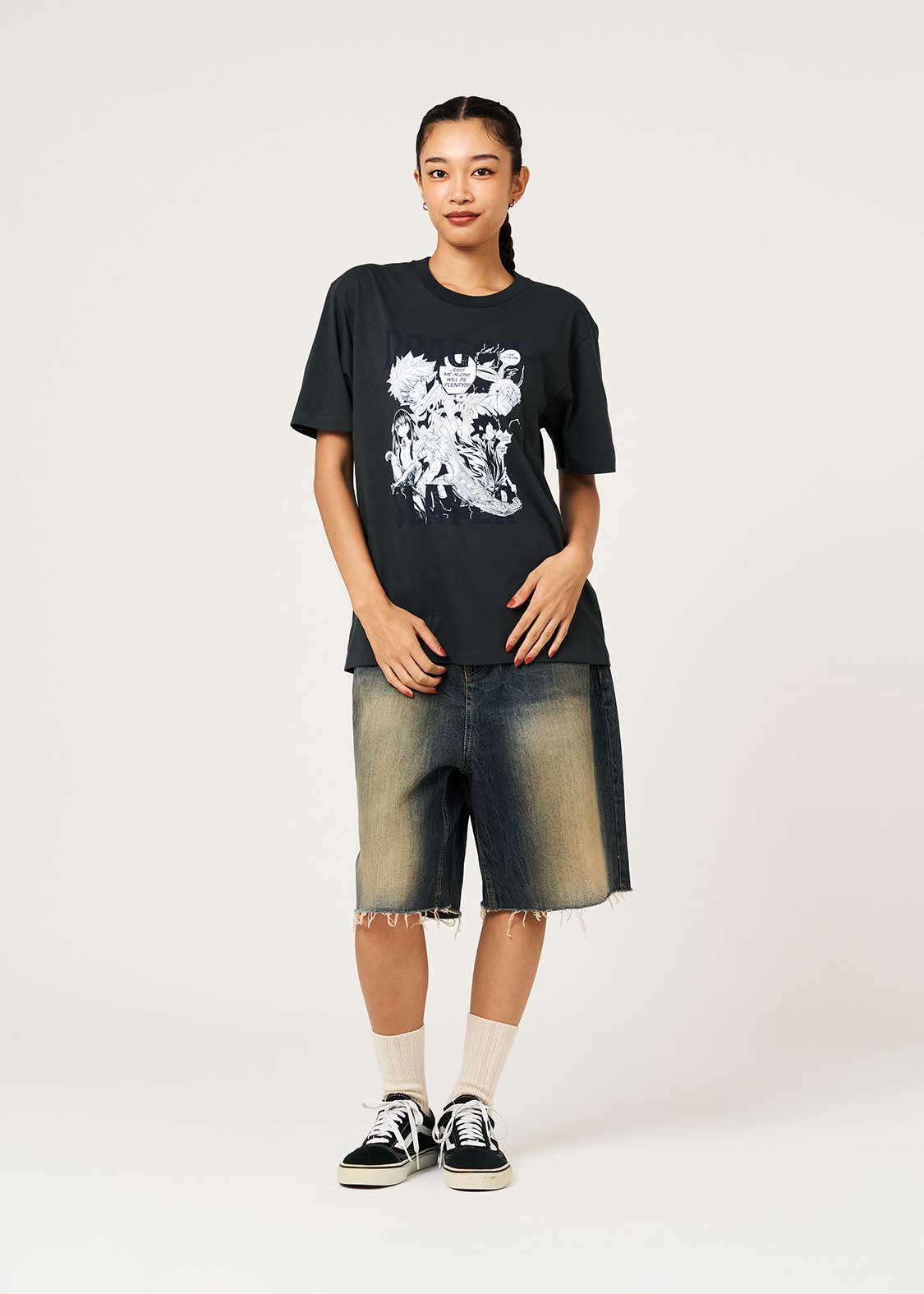 Fairy Tail 20th Anniversary Collaboration Dragon Slayers T-Shirt - worn view 5