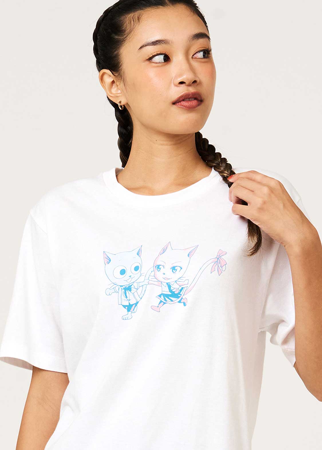 Fairy Tail 20th Anniversary Collaboration Exceeds T-Shirt - worn view 1