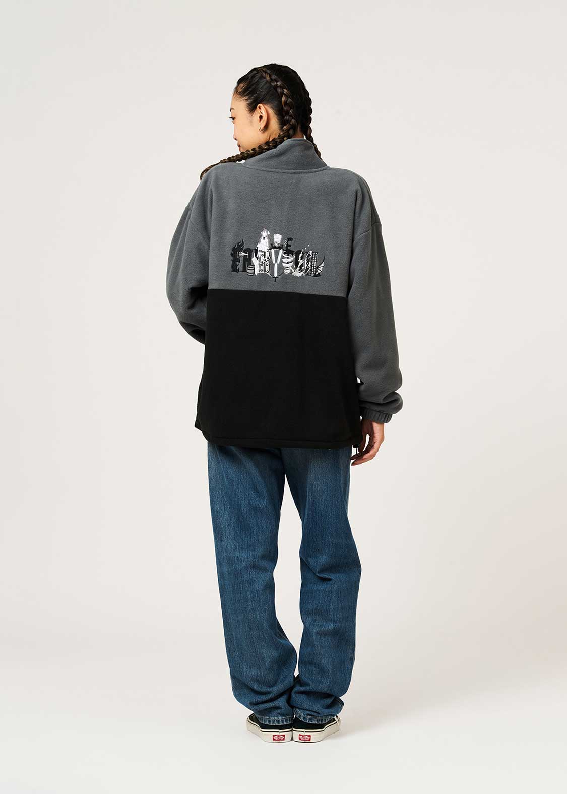 Fairy Tail 20th Anniversary Collaboration Grand Magic Games Fleece Jacket - worn view 5
