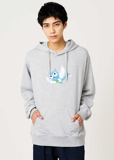 Fairy Tail 20th Anniversary Collaboration Happy Hoodie - worn view 2