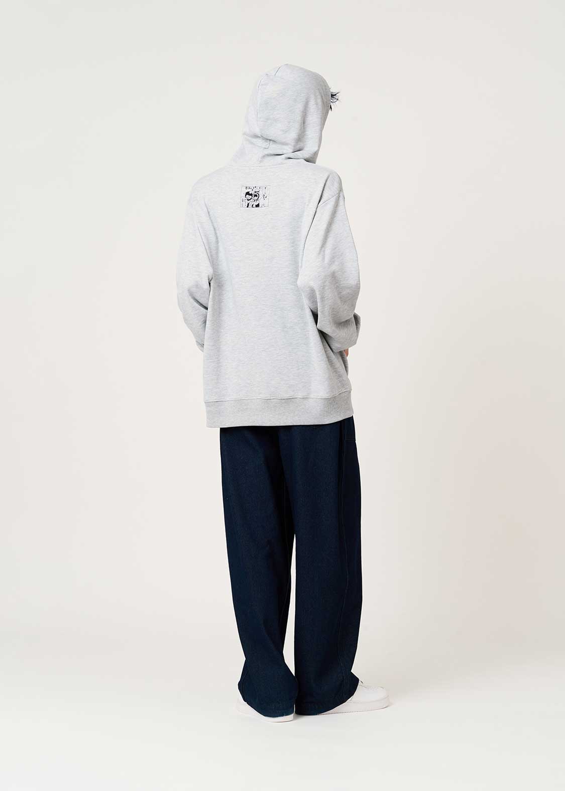 Fairy Tail 20th Anniversary Collaboration Happy Hoodie - worn view 3