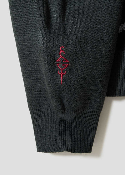 Fairy Tail 20th Anniversary Collaboration Mystogan Jacquard Knit Sweater - official detail 5