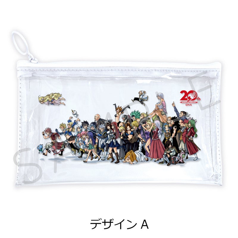 Fairy Tail flat clear pouch Design A