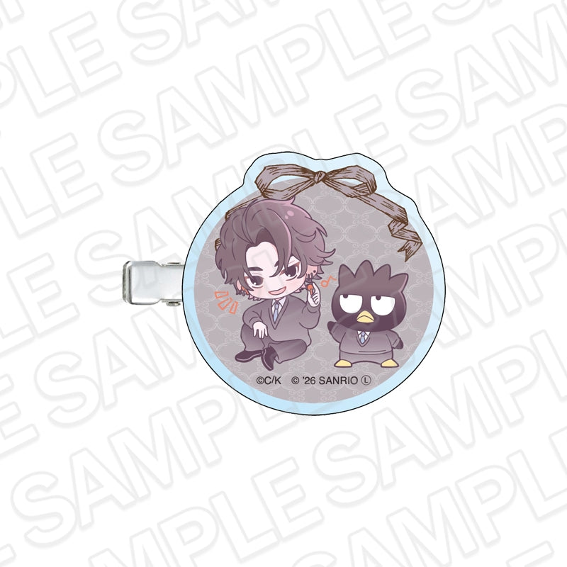 Fall in Love, You False Angels x Sanrio Characters - Chibi Hair Clip Rai Futagami x Badtz-Maru