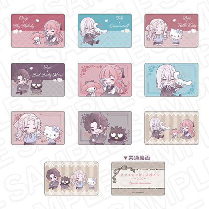 Fall in Love, You False Angels x Sanrio Characters - Chibi Holographic Card Complete Set (10 Types)