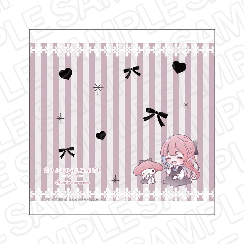 Fall in Love, You False Angels x Sanrio Characters - Chibi Mini Towel Otogi Katsura x My Melody