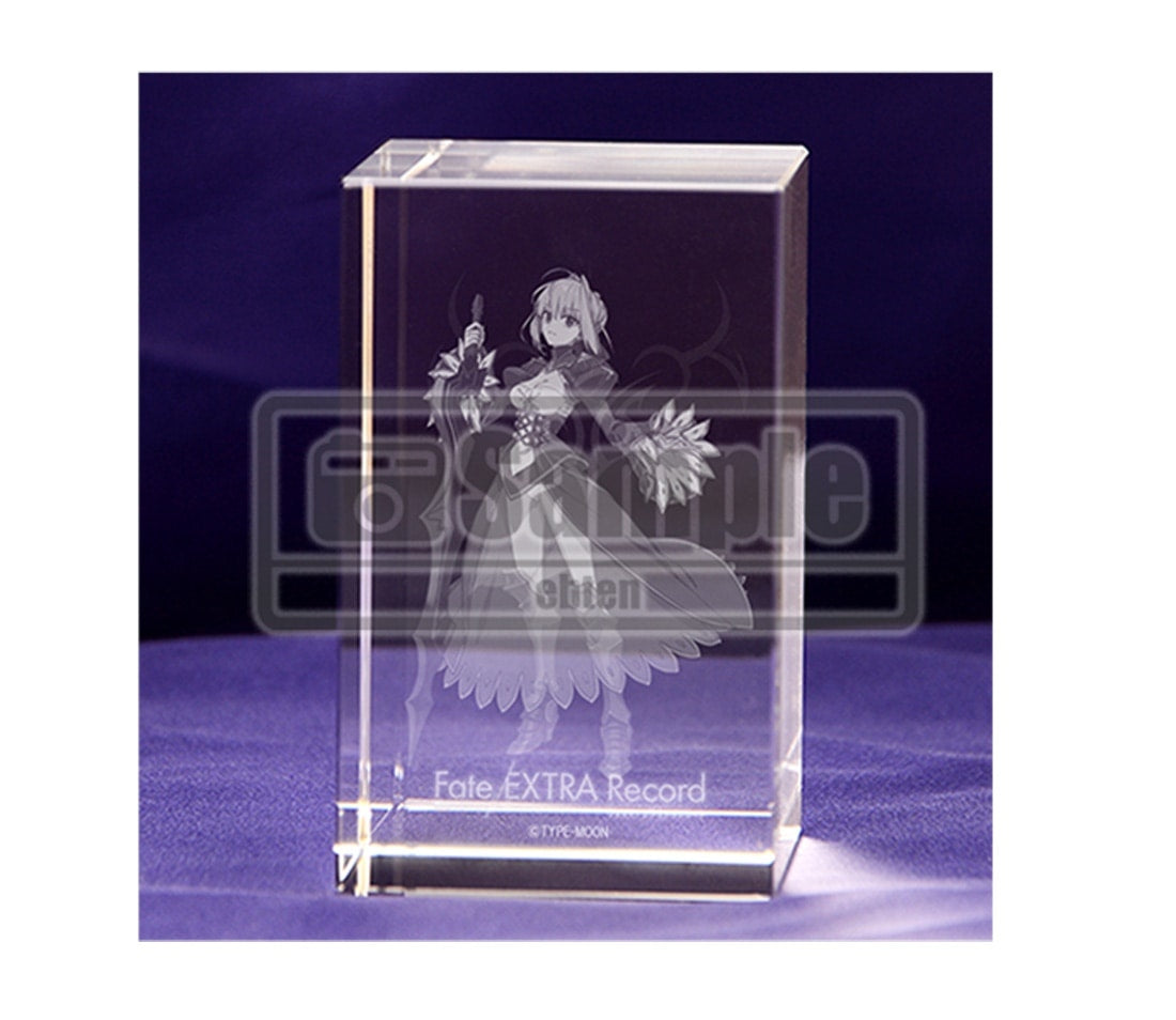 fate extra record saber crystal switch — official game, bonus or artwork visual