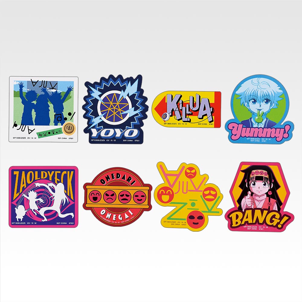 Ichiban Kuji HUNTER×HUNTER Cross the X-Day - L Prize Sticker